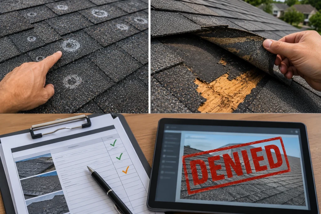 Hail Damage Roof Insurance Claim 5